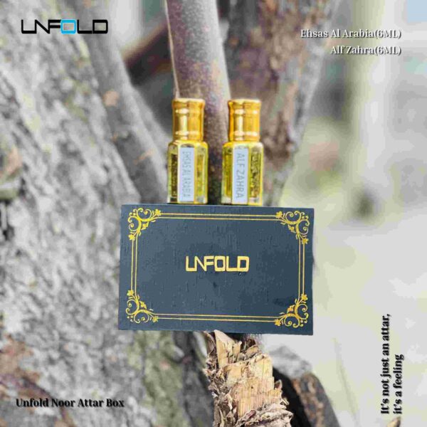 Unfold Noor Attar Combo Box (2pcs x 6ml) - Image 3