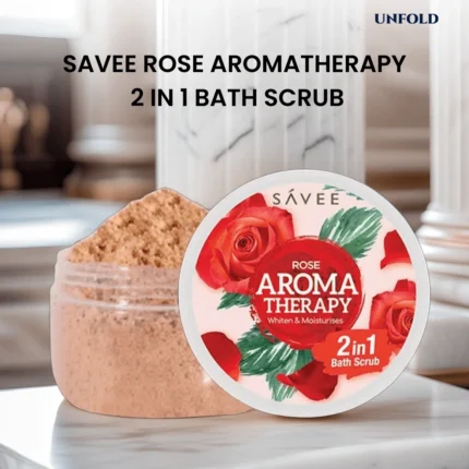 SAVEE ROSE AROMATHERAPY 2 IN 1 BATH SCRUB 180g